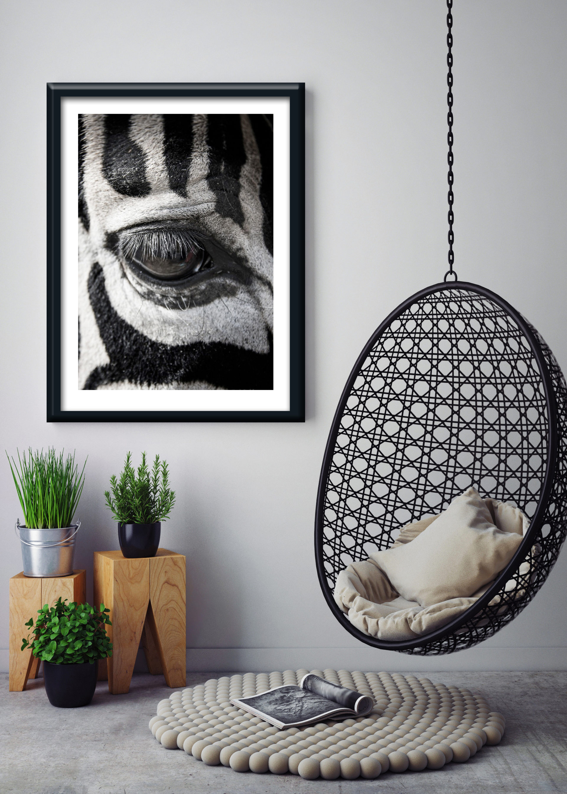 1 12069 Mr Poster Affisch Zebra Eye Djur Natur Kopia.jpg