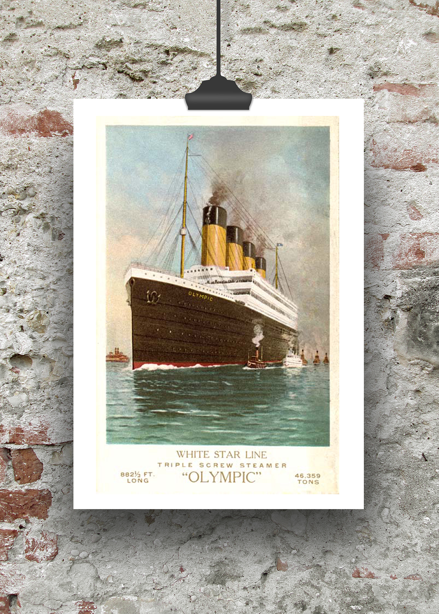 10530 Mr Poster Affisch Ss Olympic 1906 Konst Fartyg Fa˘rg1 1.jpg