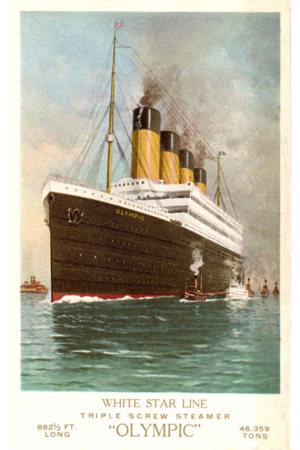 10530 Mr Poster Affisch Ss Olympic 1906 Konst Fartyg Färg.png