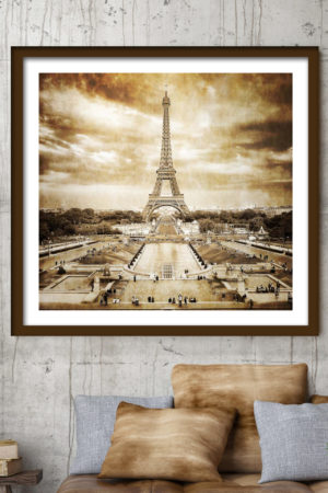 10963 Mr Poster Affisch Eiffeltower Vintage Sta˘der1.jpg
