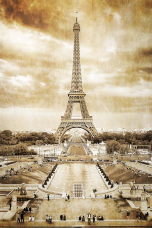 10963 Mr Poster Affisch Eiffeltower Vintage Städer.png