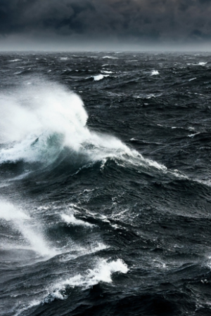 11956 Mr Poster Affisch Storm Våägor Hav Moln Natur.png