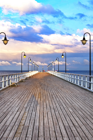 12263 Mr Poster Pier By Sea Hav Pir Lanternor Himmel Marint.png