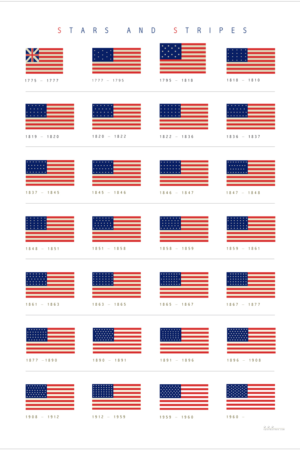 12446 Mr Poster Affisch Stars And Stripes Illustration Grafiskt.png