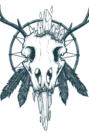 12497 Mr Poster Affisch Dead Dreamcatcher Illustration Grafiskt.png