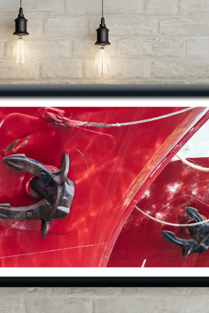 12507 Mr Poster Affisch Red Ship Detalj Hav Fartyg Marint1.jpg