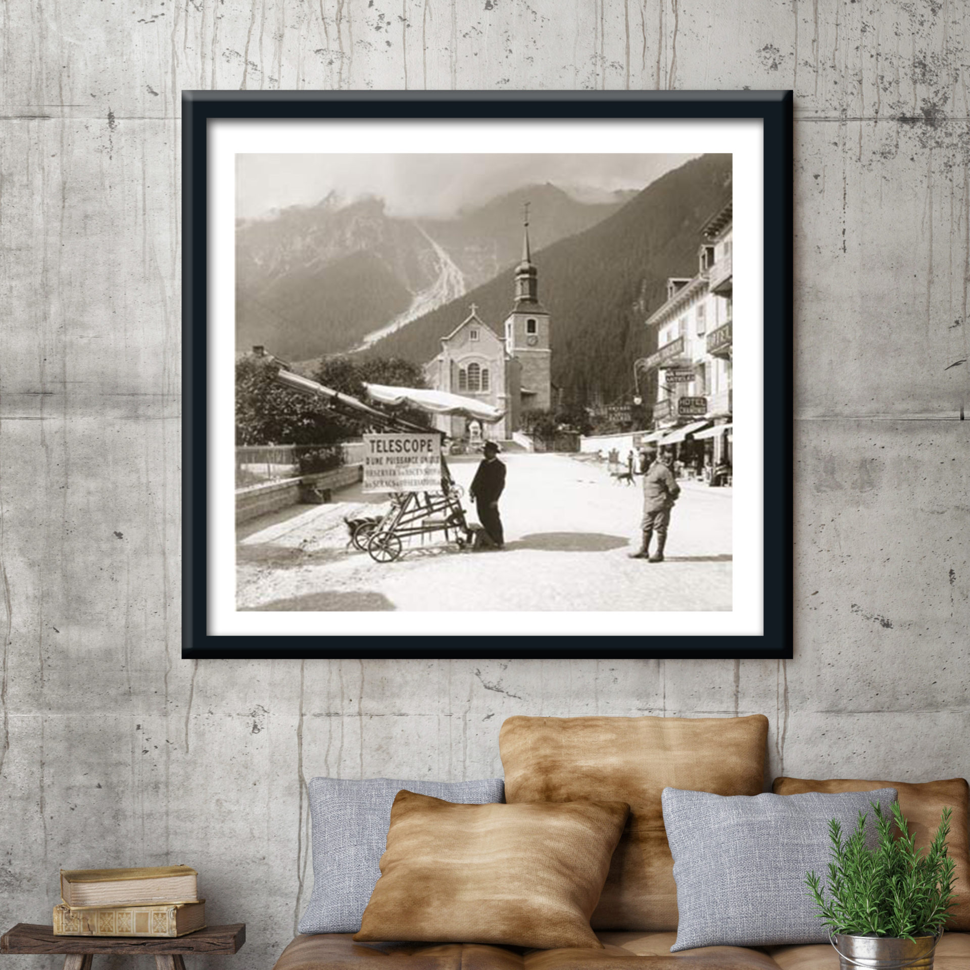 55558 Mr Poster Affisch Chamonix Stad Vintage1.jpg